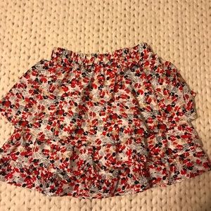 Tulle fall leaves skirt